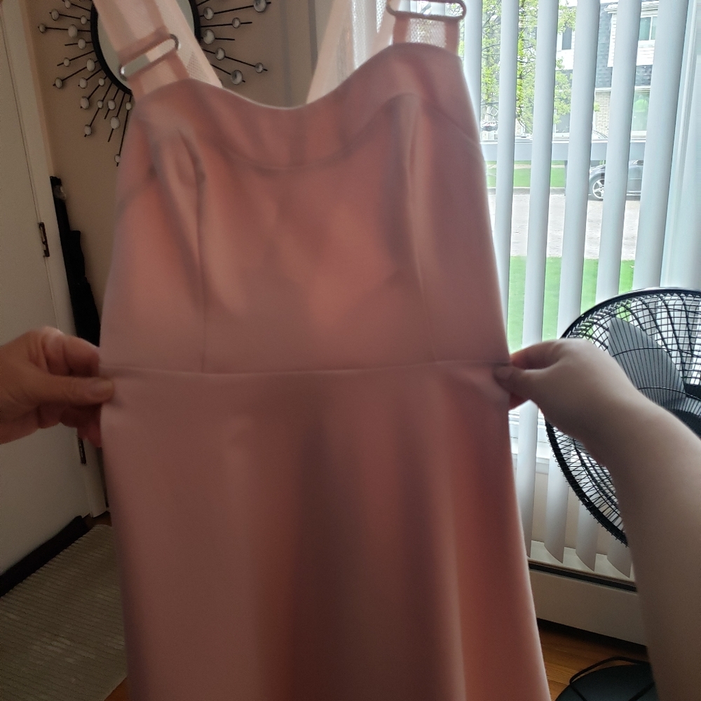 TopShop pink dress